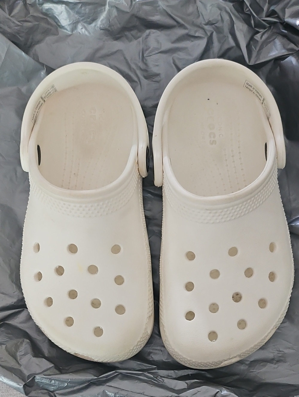 CROCS Kids Classic Clog in White